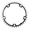 Plateau / Couronne Route 5bra D.130 Stronglight 38dts Interieur Noir Alu 7075 Type Shimano 9/10v.