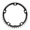 Plateau / Couronne Route 5bra D.130 Stronglight 39dts Triple Milieu Noir Alu 7075 Type Shimano 9/10v.