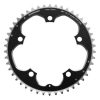 Plateau / Couronne Route 5bra D.130 Stronglight 46dts Exterieur Noir Alu 7075 Type Shimano 9/10v.