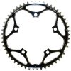 Plateau / Couronne Route 5bra D.130 Stronglight 53dts Exterieur Noir Alu 7075 Type Shimano 11/10v.