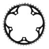 Plateau / Couronne Route 5bra D.130 Ta Alize 48dts Exterieur Noir Alu 7075 Type Shimano 8/9/10v.