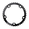 Plateau / Couronne Route 5bra D.130 Ta Alize Triple 38dts Milieu Noir Alu 7075 Type Shimano 8/9/10v.