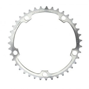 Plateau / Couronne Route 5bra D.135 Ta Vento 39dts Interieur Argent Alu 7075 Type Campagnolo 9/10v.