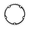 Plateau / Couronne Route 5bra D.135 Ta Vento 39dts Interieur Noir Alu 7075 Type Campagnolo 9/10v.