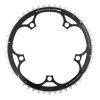 Plateau / Couronne Route 5bra D.135 Ta Vento 50dts Exterieur Noir Alu 7075 Type Campagnolo 9/10v.