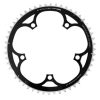 Plateau / Couronne Route 5bra D.135 Ta Vento 52dts Exterieur Noir Alu 7075 Type Campagnolo 9/10v.