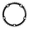 Plateau / Couronne Route 5bra D.135 Ta Vento Triple 39dts Milieu Noir Alu 7075 Type Campagnolo 9/10v.