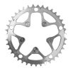 Plateau / Couronne Route 5bra D.135 Ta Vento Triple 39dts Porteur Argent Alu 7075 Type Shimano 9/10v.