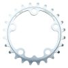 Plateau / Couronne Route 5bra D.74 Stronglight 24dts Triple Argent Alu 7075 9/10v.