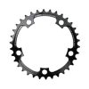 Plateau / Couronne Route 5bra D.74 Ta Zelito 28dts Triple Interieur Noir Alu 7075 Type Shimano 9/10v.