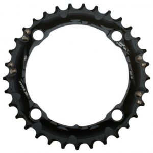 Plateau / Couronne VTT 4bra D.104 pour Sram Double/triple Origine 33dts Noir pour 2/3x10v.