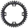 Plateau / Couronne VTT 4bra D.104 pour Sram Xo Filete 10v. Stronglight Double 38dts Exterieur Noir - Epaisseur 5mm Filete 10v.