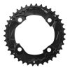 Plateau / Couronne VTT 4bra D.104 Shimano Deore M617 Double 38dts Exterieur Origine Noir 10v.