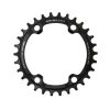 Plateau / Couronne VTT 4bra D.64 Ta Chinook 22dts Interieur Double Noir Alu pour Shimano / Sram / Race Face / Fsa 10/11v.