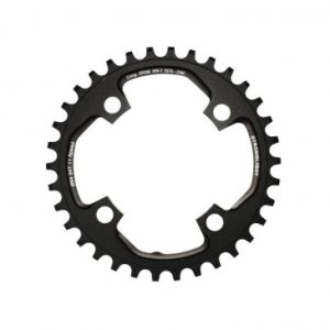 Plateau / Couronne VTT 4bra D.94 pour Sram X01 Stronglight 34dts Mono Noir Alu 7075 11v. Narrow Wide - Epaisseur 5mm