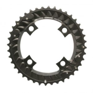 Plateau / Couronne VTT 4bra D.96 pour Shimano Slx M7000 Triple 40dts Exterieur Origine Noir 11v.