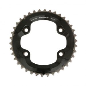 Plateau / Couronne VTT 4bra D.96 pour Shimano Xt M8000 Double 38dts Exterieur Origine 11v.