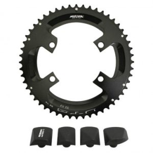 Plateau Route 4bra D.110 pour Shimano Ultegra R8000 / R8050 Miche 52dts Exterieur Noir 11v.