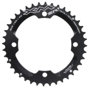 Plateau VTT 4bra D.120 pour Sram X0-xx Miche Double 40dts Exterieur Noir Alu