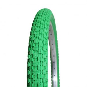 Pneu Bmx 20 X 1.95 Kenda Crampons Vert Tringle Rigide (50-406)