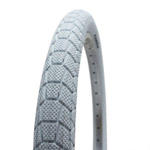 Pneu Bmx 20 X 1.95 Kenda Slick Blanc Tringle Rigide (50-406)