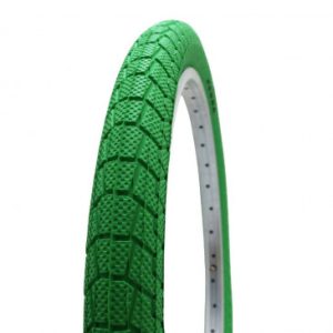 Pneu Bmx 20 X 1.95 Kenda Slick Vert Tringle Rigide (50-406)