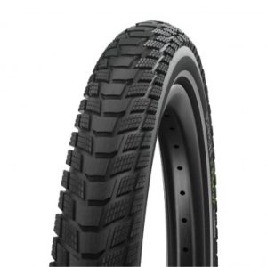 Pneu Cargo / City 26 X 2.15 Schwalbe Pick-up Noir Tringle Rigide Double Defense (55-559) Compatible VAE Vélo Electrique (Poids Max 155kgs)