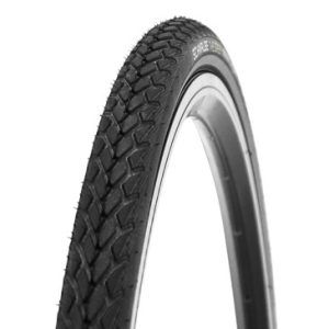 Pneu City 16 X 1.75 Schwalbe Marathon Green Noir Tringle Rigide (47-305) Renfort Greenguard Flanc Reflex Compatible Vae