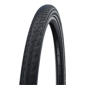 Pneu City 16 X 1.75 Schwalbe Road Cruiser Hs484 Noir Tringle Rigide (47-305) Flanc Reflex