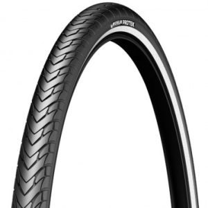 Pneu City 20 X 1.50 Michelin Protek Renfort Noir (44-406) Compatible VAE Vélo Electrique Flanc Reflex