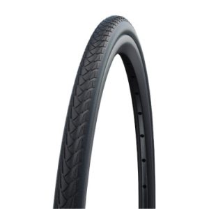 Pneu City / Invalide 24 X 1 3/8 Schwalbe Marathon Noir Tringle Rigide (37-540)