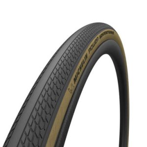 Pneu Gravel 700 X 30 Michelin Power Adventure Noir Flanc Beige Tubeless Ready Tringle Souple (30-622)