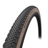 Pneu Gravel 700 X 35 Michelin Power Gravel Noir Flanc Beige Tubeless Ready Tringle Souple (35-622)