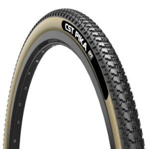 Pneu Gravel 700 X 38 Cst Pika Protection Noir/beige Tubeless Ready Tringle Souple (38-622) - Dual Compound