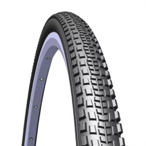 Pneu Gravel 700 X 40 Rubena/mitas X-road Noir Tubeless Ready Tringle Souple (42-622)