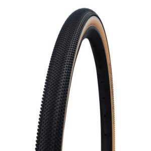 Pneu Gravel 700 X 40 Schwalbe G-one R Noir/beige Renfort V-guard Tle Tubeless Ready Tringle Souple (40-622)