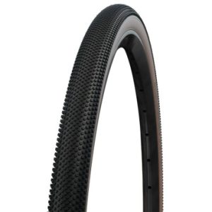 Pneu Gravel 700 X 45 Schwalbe G-one Allround Noir/flanc Bronze Renfort Race Guard Tubeless Ready Tringle Souple (45-622) Compatible Vae