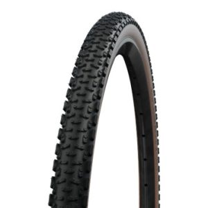 Pneu Gravel 700 X 45 Schwalbe G-one Ultrabite Addix Race Guard Noir/flanc Bronze Tubeless Ready Tringle Souple (45-622) Compatible Vae