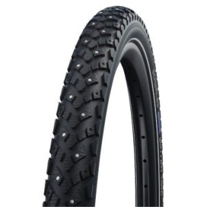 Pneu Neige 27.5 X 2.00 Schwalbe Winter Tringle Rigide (50-584) Renfort Flanc Reflex - Pneu Neige et Verglas avec 104 Clous