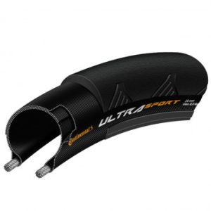 Pneu Route 700 X 23 Continental Ultra Sport 3 Noir Tringle Souple (23-622)