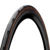 Pneu Route 700 X 25 Continental Grand Prix 5000 Noir Flanc Marron Tringle Souple (25-622) -gp5000-