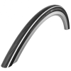 Pneu Route 700 X 25 Schwalbe Lugano2 Noir Bande Blanc Tringle Rigide (25-622)