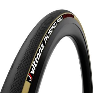 Pneu Route 700 X 25 Vittoria Rubino Pro 4 Noir/beige Graphene 2.0 Tringle Souple (25-622)