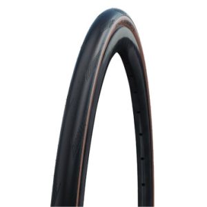 Pneu Route 700 X 28 Schwalbe One Raceguard Addix Tubeless Ready Tringle Souple Noir/beige (28-622)