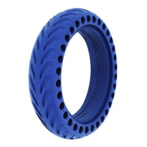 Pneu Trottinette Plein Alveole 8.5 X 2.00 Color Bleu - Largeur Interieur 34 Mm (Pour Xiaomi M365 et Autres)