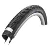 Pneu VTC Urbain 700 X 28 Schwalbe Delta Cruiser Plus Noir Tringle Rigide (28-622) Renfort Green Guard Flanc Reflex