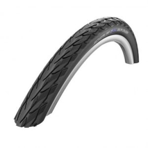 Pneu VTC Urbain 700 X 32 Schwalbe Delta Cruiser Plus Noir Tringle Rigide (32-622) Renfort Flanc Reflex