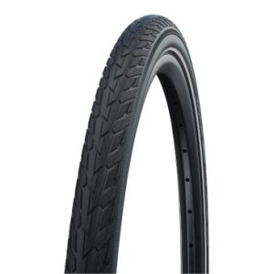 Pneu VTC Urbain 700 X 35 Schwalbe Road Cruiser Hs484 Noir Flanc Beige Tringle Rigide (37-622)