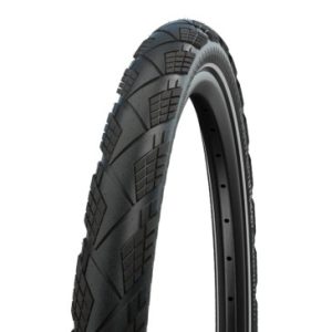 Pneu Vtc / VAE Vélo Electrique Urbain 29 X 2.00 Schwalbe Marathon Efficiency Addix Noir Tringle Souple (50-622) Renfort V-guard Flanc Reflex Homologue VAE Vélo Electrique E50