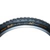 Pneu VTT 26 X 2.30 Continental Mountain King Protection Renfort Noir Tubeless Ready Tringle Souple (58-559)